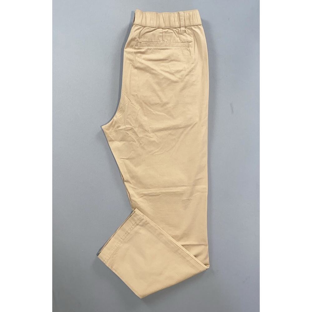Pact Men's Lightweight Flex Waist Stretch Organic Cotton Chino Pants. M, New!